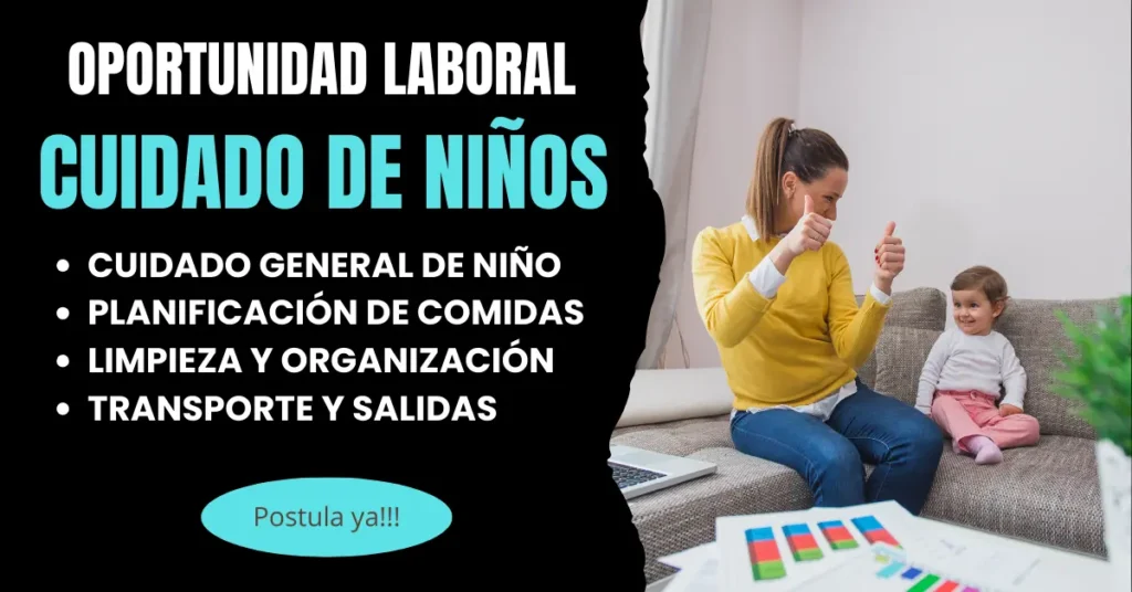 OFERTA LABORAL - SE BUSCA NIÑERAS